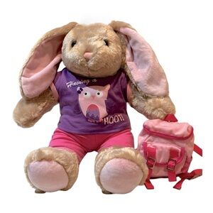 Build-A-Bear Owl Shirt,‎ Leggings, Backpack and Underwear, Plush NOT Included